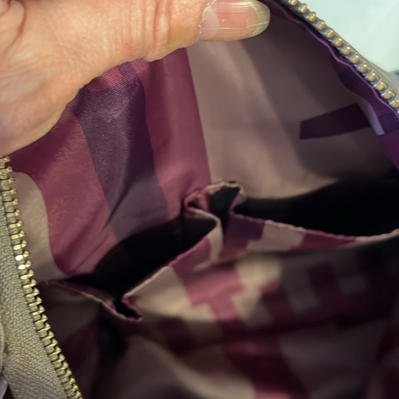 KOOBA EVERETTE SOFT LEATHER SHOPPER TOTE BAG TAUPE - Picture 16 of 16